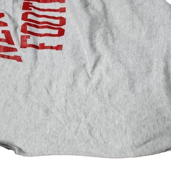 Vintage Russell's single stitch Heather grey new Mexico football tee shirt - Picture 2 of 5